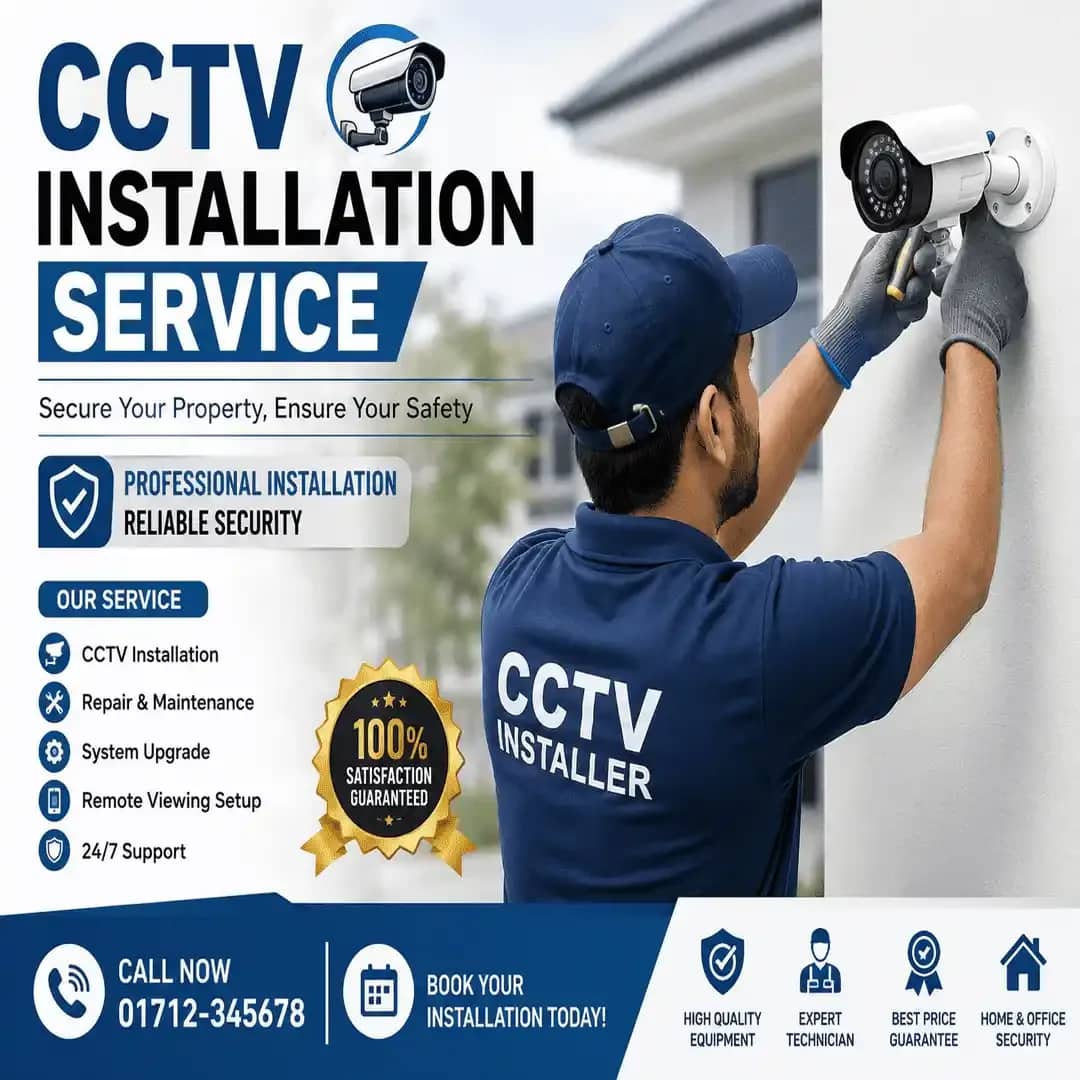 CCTV Installation Service HTBD.store - CCTV Installation Service - CCTV security camera - buy online Bangladesh